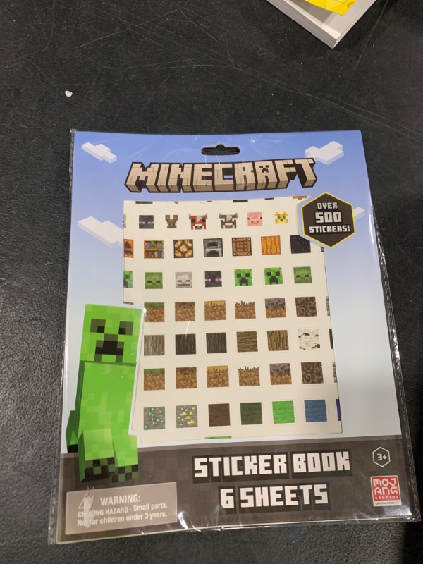 Photo 1 of Minecraft Party Favors for Boys & Girls Bundle ~ 12 Pack Minecraft Sticker Sheets for Kids Birthday Party Goodie Bags | Minecraft Party Supplies