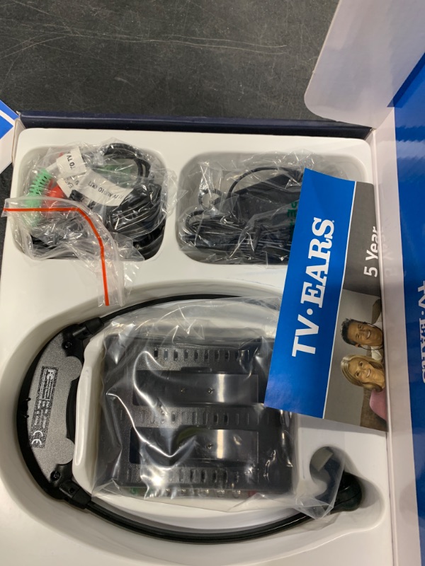 Photo 1 of TV Ears Digital Wireless Headset System - Personal Volume Control, Quiet to Loud, Supports Most TV Brands, Ideal for Seniors & Hearing Impaired, Plug N' Play, No Pairing/Audio Delay, Dr Rec -11741