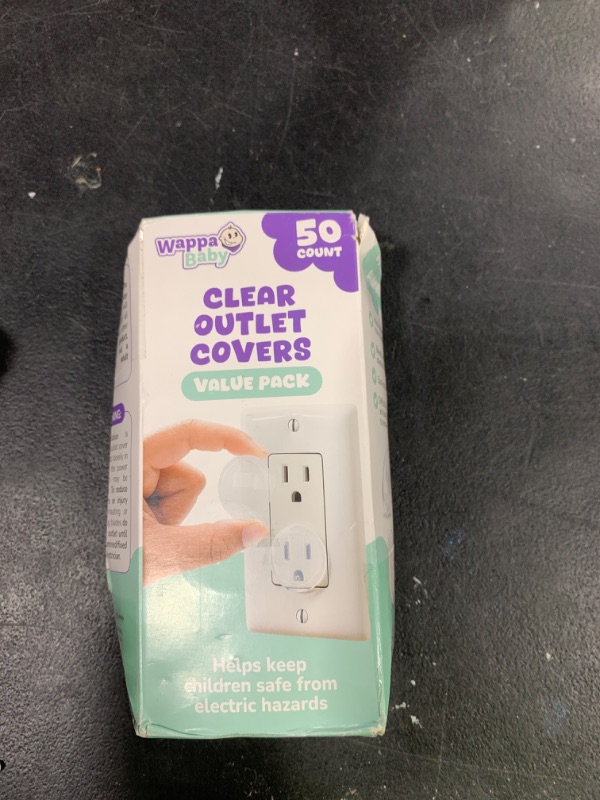 Photo 1 of Clear Outlet Covers (50 Pack) Value Pack – Baby Safety Outlet Plug Covers – Durable & Steady – Child Proof Your Outlets Easily