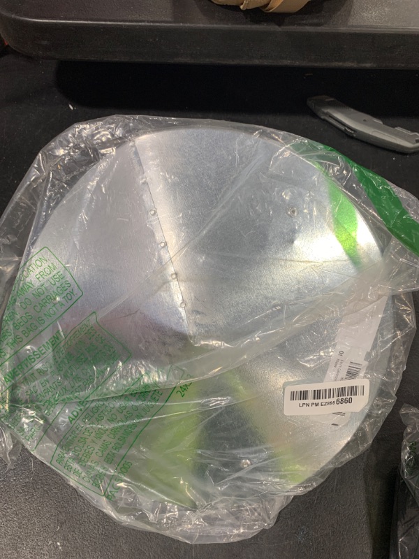Photo 1 of 6 Inch Galvanized Steel Rain Cap - Round Roof Chimney Cap - Vent Roof Cover - Rubber Gasket for Best Fit - Moisture and Hot Air Exhaust - Metal Flue Cap