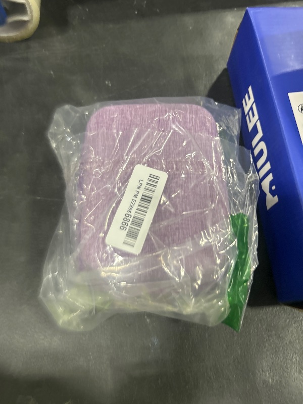 Photo 1 of YouKnow Hard Case and Silicone Cover for Yoto Mini Player, Kids Audio Music Accessory with Card Case Holder for up to 10 Cards (Purple)