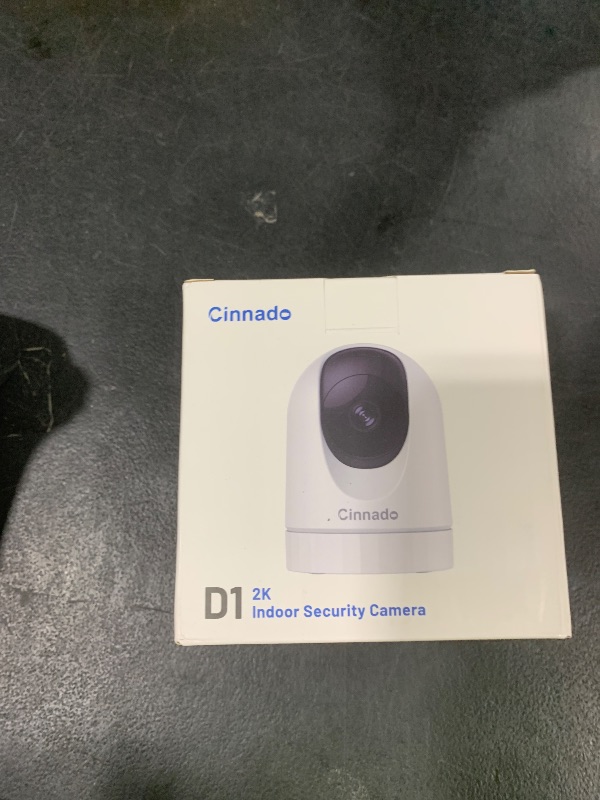 Photo 1 of Cinnado Security Camera Indoor-2K 360° WiFi Cameras for Home Security?Pet/Dog/Baby Camera with Phone app, 2-Way Audio, Night Vision, 24/7 SD Card Storage, Works with Alexa & Google Home (2.4Ghz)-D1