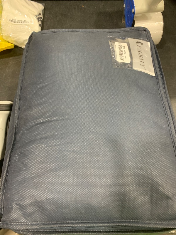 Photo 1 of L'AGRATY Weighted Blanket - 60"x80" 20lbs Cooling Breathable Heavy Blanket Microfiber Material with Glass Beads for Adult All-Season Summer Fall Winter Soft Thick Comfort