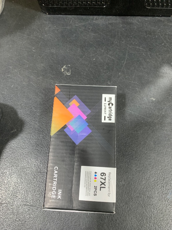 Photo 1 of 67XL HP Printer Ink for HP Ink 67 Replacement for HP 67 Ink Cartridges Black/Color Combo Pack HP67 DeskJet 2755e 2855e 2700 4255e 4155e 2800e 2700e 2700e Envy 6055e 6000 6455e Printer Ink HP 67