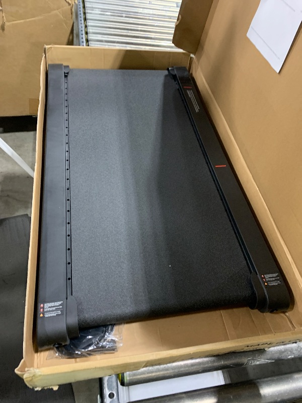 Photo 1 of Walking Pad Treadmill with APP, 3 in 1 Under Desk Treadmill, 2.5HP Low Noise Walking Vibration Pad with Remote Control,Portable Treadmills for Home Office, Red
