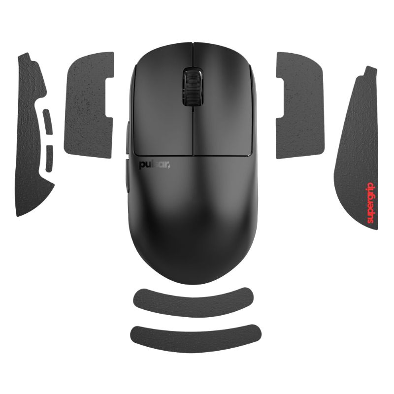 Photo 1 of Pulsar Gaming Gears SUPERGRIP Griptape Set for X2H Mini Sweat Absorbing High Performance Anti Slip 3M Adhesive no Residue Mouse Grip Tape Ultra-Thin 0.5mm (0.02in // MOUSE NOT INCLUDED)