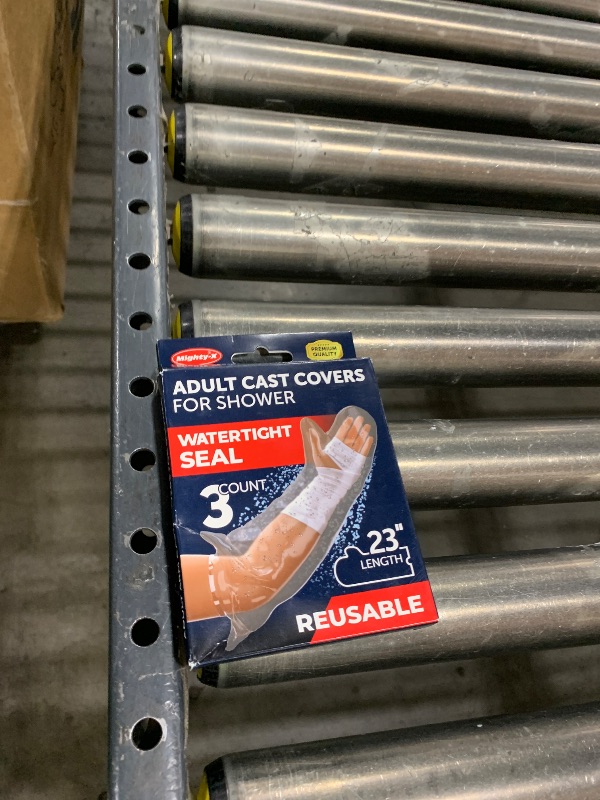 Photo 1 of 100% Waterproof Cast Covers for Shower Arm - Tight Seal - 3pk Adult Reusable Cast Protectors - Half Arm Bag Sleeves