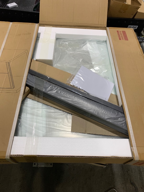 Photo 1 of Bathtub Shower Door, 56"-60" W×58" H Framed Double Sliding Glass Shower Door for Bathroom, 1/4"(6mm) Thick Clear Tempered Glass Door with Handles, Matte Black Finish