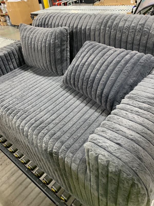 Photo 1 of Hobestluk Couch Sofa 2-Seater Foam Sofa Loveseat for Small Spaces 