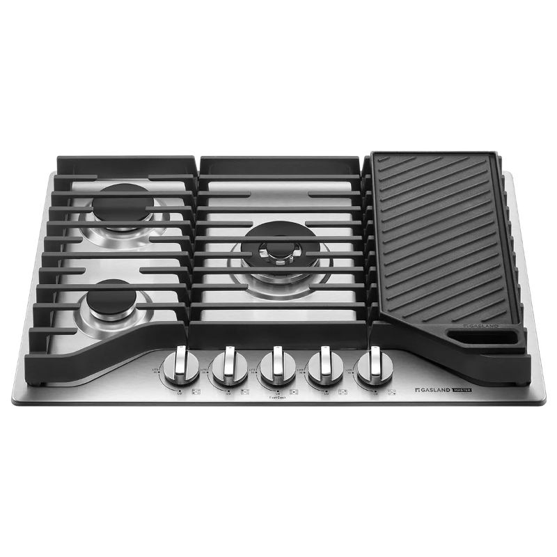 Photo 1 of GASLAND Master 30 Inch 5 Burners Gas Cooktop with Griddle, CSA certified, 120V, NG/LPG, PRO GH3805SS1FC