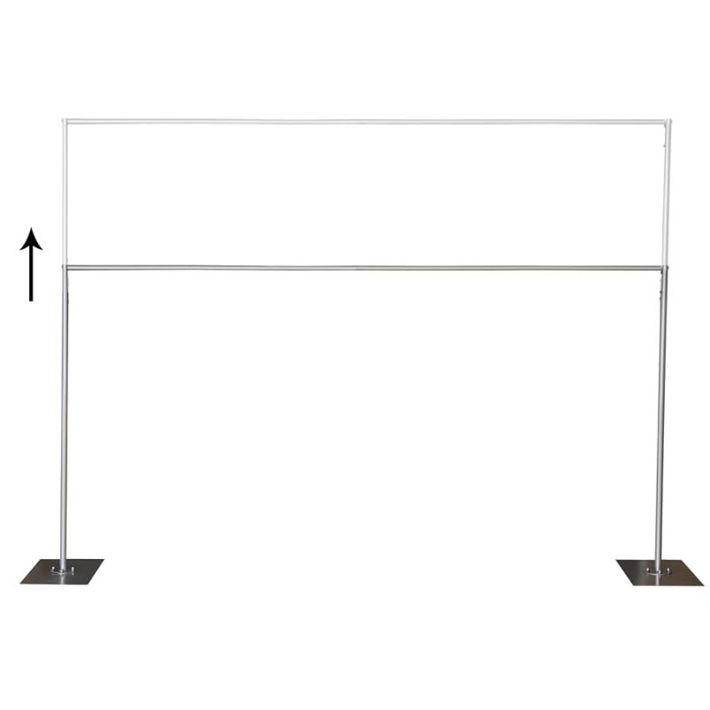 Photo 1 of 10FT x 10FT Heavy Duty Backdrop Stand with Metal Base