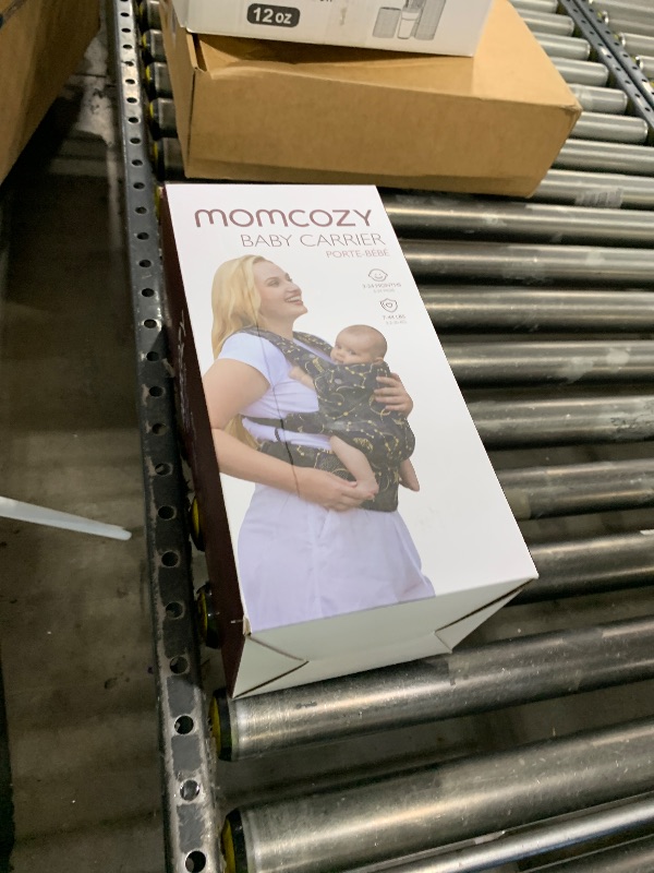 Photo 1 of Momcozy Baby Carrier - Ergonomic, Cozy and Lightweight Carrier for 7-44lbs, Effortless to Put On, Black