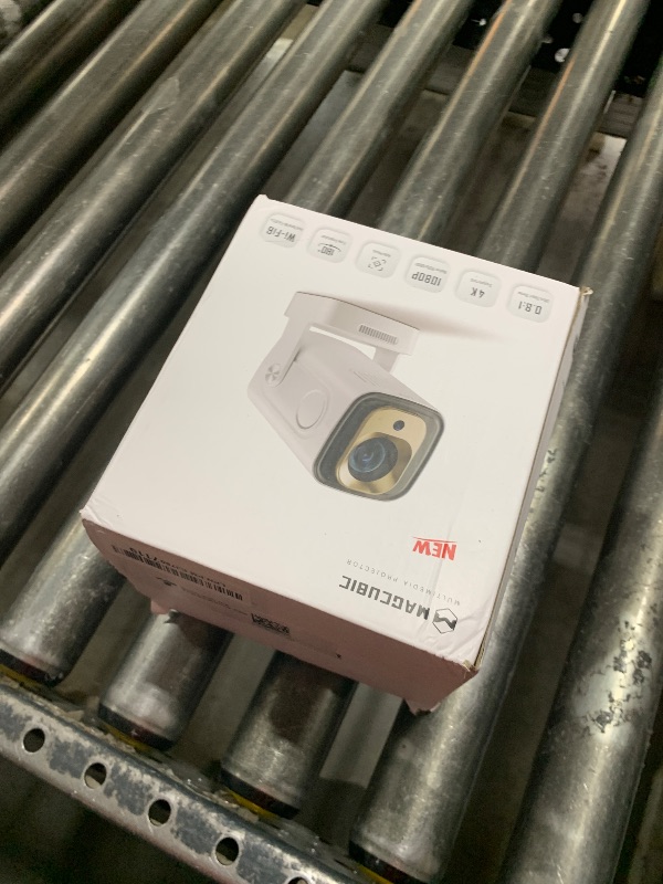 Photo 1 of ?Auto Focus&1080P?Magcubic Mini Smart Projector with 4K Support, Portable Projector with Wifi and Bluetooth, 5W Speaker, Built in Apps, Voice Control, Outdoor Movie Projector