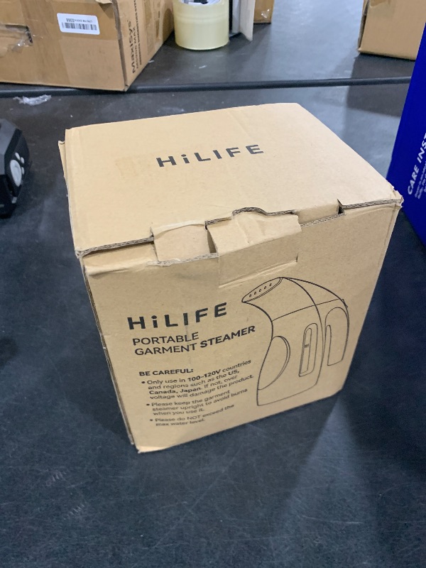 Photo 1 of HiLIFE Steamer for Clothes, Portable Handheld Design, 240ml Big Capacity, 700W, Strong Penetrating Steam, Removes Wrinkle, for Home, Office(ONLY FOR 120V)