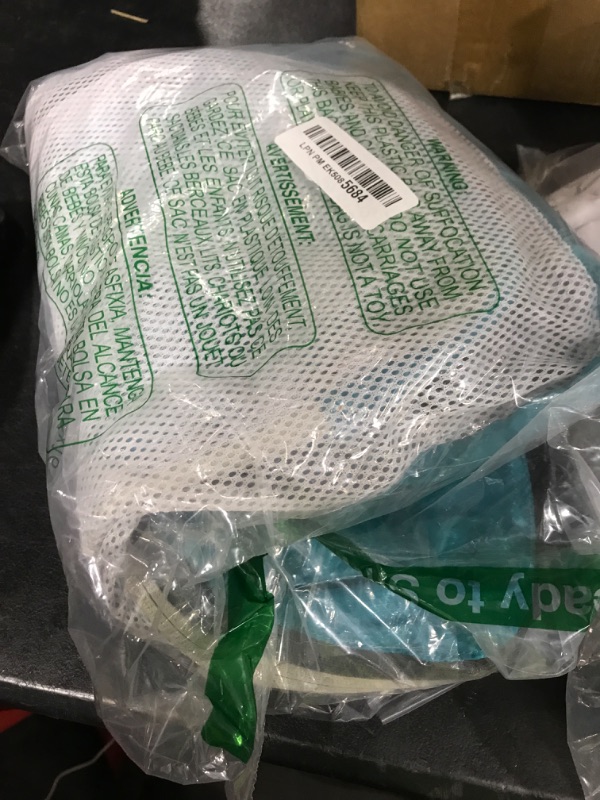 Photo 1 of Gonex Compression Packing Cubes Mesh Organizers 1L+2M+2S+Laundry Bag Blue