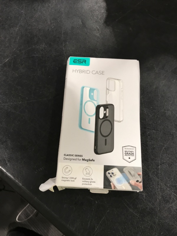 Photo 1 of ESR HaloLock Classic Hybrid Case Clear Shimmer for iPhone 16 Pro Max | Compatible with MagSafe, Shockproof, Military-Grade Protection, Magnetic Phone Case