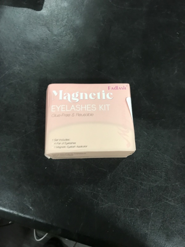 Photo 1 of FADLASH Magnetic Eyelashes with Applicator 4 Pairs Magnetic Lashes Natural Look No Glue Needed Reusable Easy to Wear False Eyelashes (KS01+B1+MC+K8)