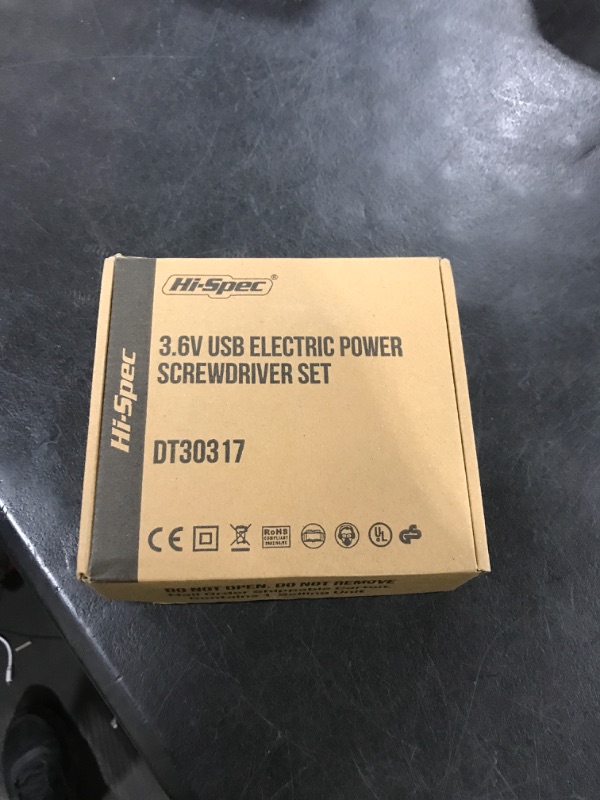 Photo 1 of Hi-Spec Electric Screwdriver 27pc 3.6V Pink USB Small Power Screwdriver Set. Cordless & Rechargeable with Driver Bit Set