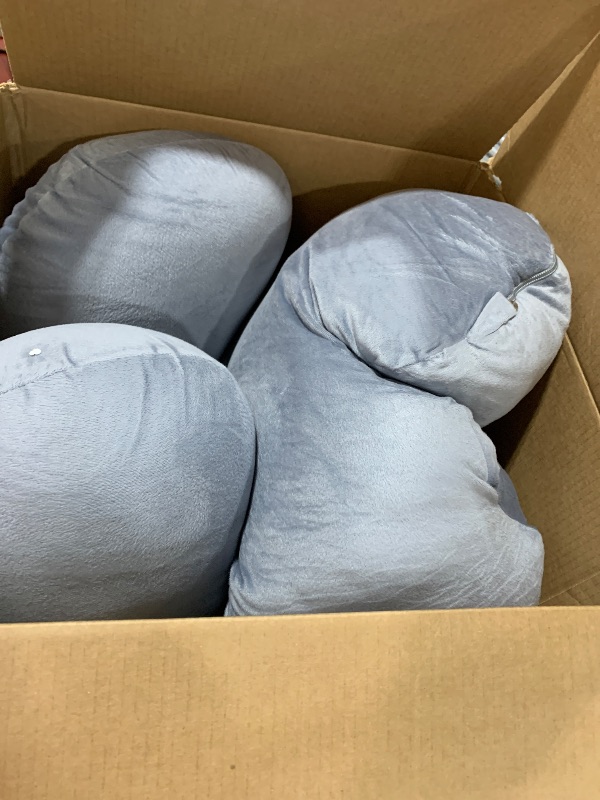 Photo 1 of MOON PARK Pregnancy Pillows for Sleeping - U Shaped Full Body Maternity Pillow with Removable Cover - Support for Back, Legs, Belly, HIPS - 57 Inch Pregnancy Pillow for Women - Grey