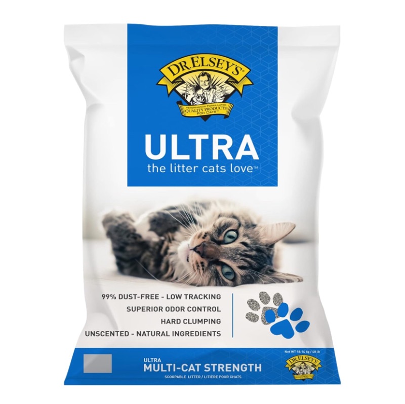 Photo 1 of Dr. Elsey's Ultra UnScented Clumping Clay Cat Litter 40 lb. Bag