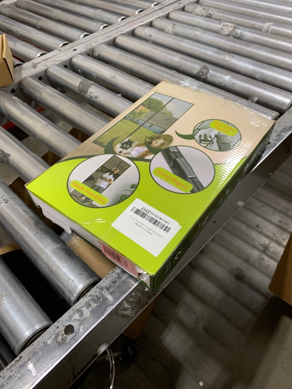 Photo 1 of Magnetic Screen Door- Fit for Door Size:36x80 Inch, Screen Itself Size:38"x82", Hands Free Mesh Partition,Heavy Duty Screen Door Mesh Curtain Keeps Bugs Out, Frame Hook & Loop, Pet and Kid Friendly