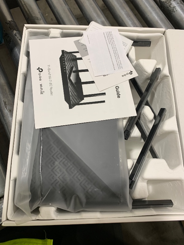 Photo 1 of TP-Link AXE5400 Tri-Band WiFi 6E Router (Archer AXE75)- Gigabit Wireless Internet Router, ax Router for Gaming, VPN Router, OneMesh, WPA3, Black