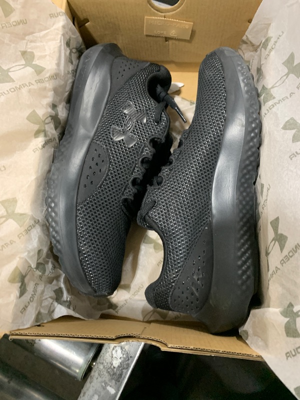 Photo 1 of Under Armour Men's Charged Surge 4, (002) Black/Black/Black, 8, US