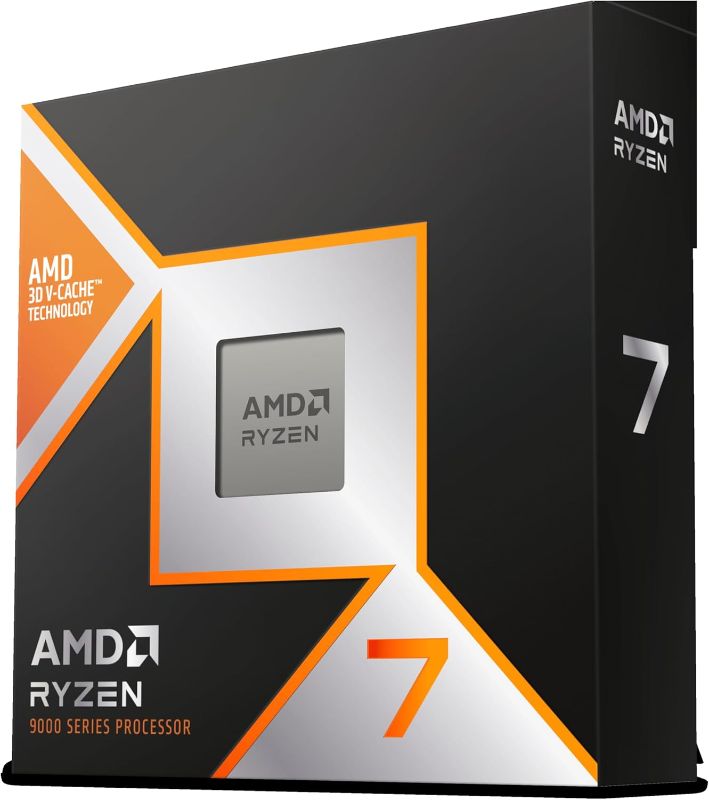 Photo 1 of AMD RYZEN 7 9800X3D 8-Core, 16-Thread Desktop Processor
