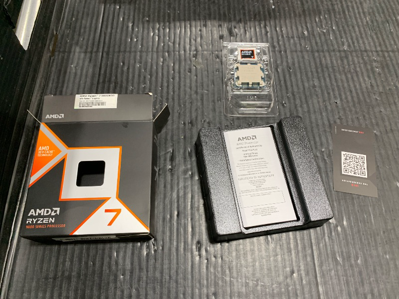Photo 1 of AMD RYZEN 7 9800X3D 8-Core, 16-Thread Desktop Processor
