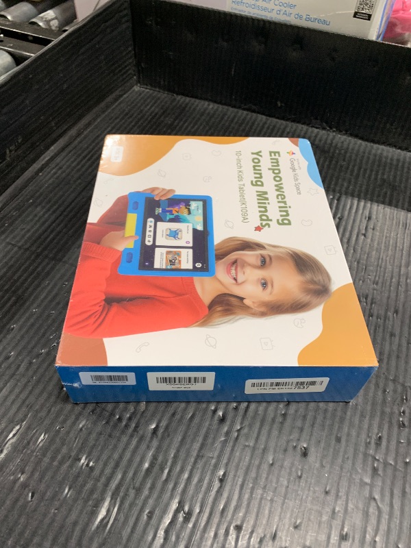 Photo 1 of Kids Tablet 10 inch, Tablets for Kids Ages 3-7 with EVA Case, 32GB Storage(TF Expand 512GB), Pre-Installed Google Kids Space, Family Link, Child Education Contents, 5000mAh Battery - Blue

