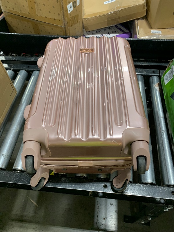 Photo 1 of kensie Women's Alma Luggage Set, Rose Gold, 20-Inch Carry-On