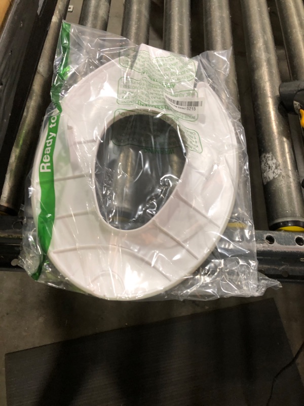 Photo 1 of Ingenuity: ity by Ingenuity Flip & Sit Potty Seat (White) – Easy to Set Up & Remove Potty Training Seat That Attaches to Adult Toilet Seat