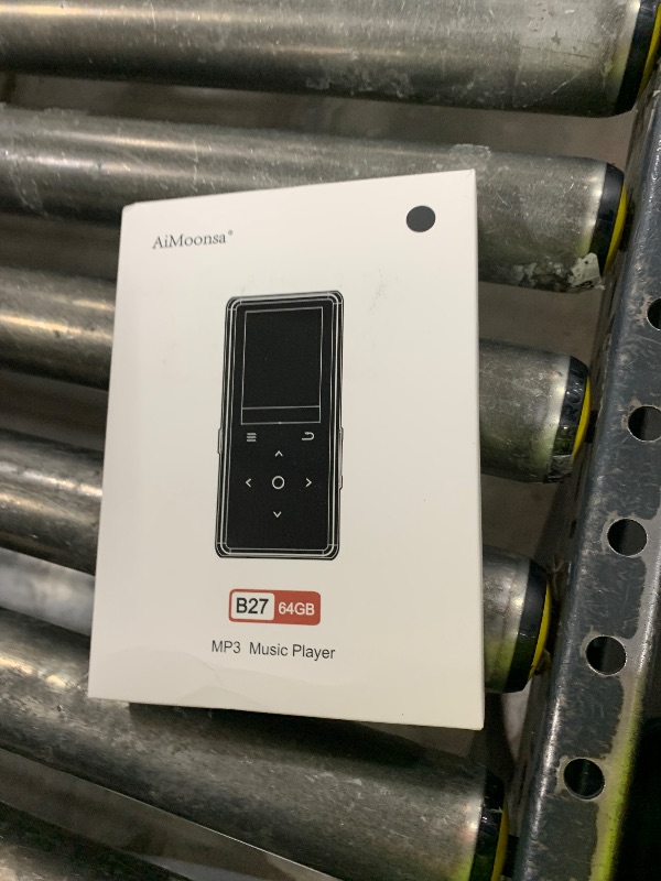 Photo 1 of 64GB MP3 Player with Bluetooth 5.2, AiMoonsa Music Player with Built-in HD Speaker, FM Radio, Voice Recorder, HiFi Sound, E-Book, Earphones Included