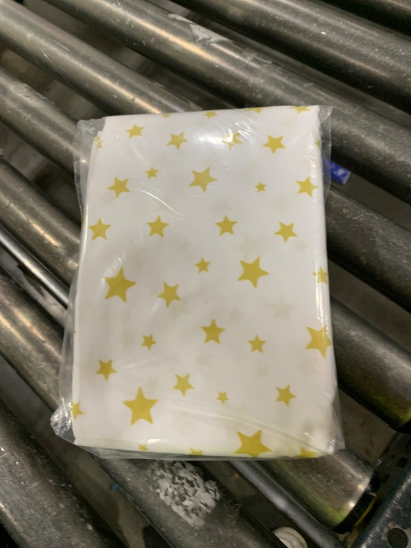 Photo 1 of Amazon Basics Kid's Soft Easy-Wash Lightweight Microfiber 3-Piece Sheet Set, Toddler, Multi Color, Starry Stars