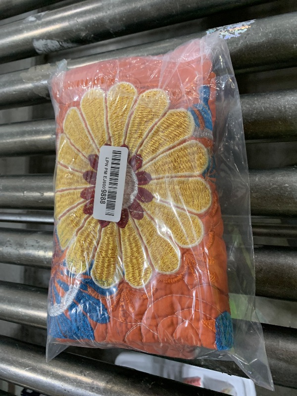 Photo 1 of Greenland Home Fashions Barefoot Bungalow Topanga Pillow Sham, King, Orange