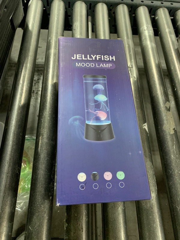 Photo 1 of BiKiBao Jellyfish Lamp with 9 Color Changing 2 Mode Portabe Jelly Fish Night Light Tank LED Mood Lamp Home Decor for Room Office Night Light Liquid Motion Lamps Ideal Gift for Kids Women Men