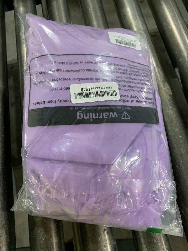 Photo 1 of 10x10ft Purple Tulle Backdrop Curtain with Lights String for Parites, Sheer Backdrop Curtains for Wedding Baby Shower Birthday Party Photo Shoot Decorations