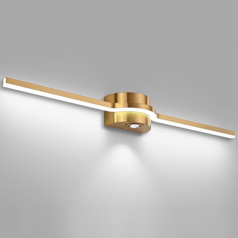 Photo 1 of SOLFART LED Bathroom Light Fixtures Vanity Lights for Bathroom Brushed Bronze 40 Inch Dimmable Vanity Lights D