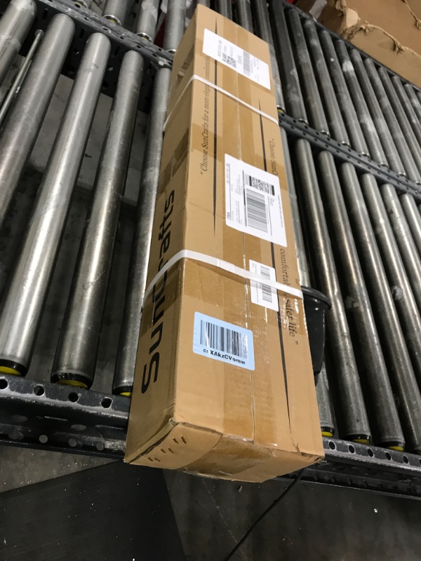 Photo 1 of 25 Pack 32 inch Balusters for Deck Railing,Coffee Square Metal Spindles for Staircase, Hollow Deck Ballasters with Screws for Railing Fencing Porch Stair Spindles