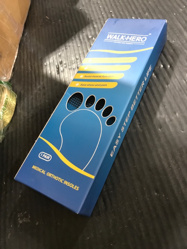 Photo 1 of Plantar Fasciitis Insoles for Men Women - Orthotics Inserts, Shoe Insoles Arch Support Flat Feet Inserts Work Boot Insoles for Standing All Day (Mens 7-7 1/2 | Womens 9-9 1/2)