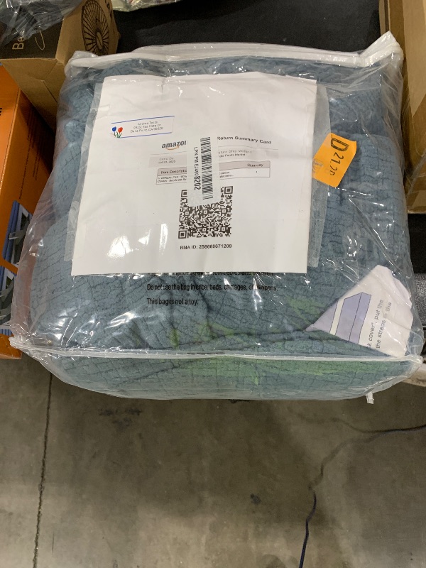 Photo 1 of H.VERSAILTEX 100% Waterproof RV Dinette Cushion Covers - Booth Set Stretch Camper Cushion Replacements - Anti-Slip Crizzle Pattern (2 Backrest & 2 Bench Covers, Stoneblue)