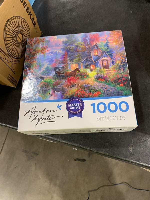 Photo 1 of RoseArt - Abraham Hunter - Fairytale Cottage - 1000 Piece Jigsaw Puzzle for Adults