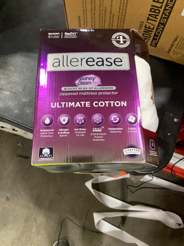 Photo 1 of AllerEase Ultimate Allergy Protection and Comfort Zippered Mattress Protector, Queen