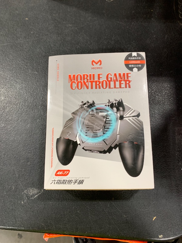 Photo 1 of SEE NOTES PICTURES……..DELAM Mobile Game Controller for iPhone & Android, Pubg Mobile Controller with Cooling Fan, Phone Triggers for Gaming, Gaming Grip Joystick Gamepad Shoot Aim Keys for 4.7-6.5" Phone