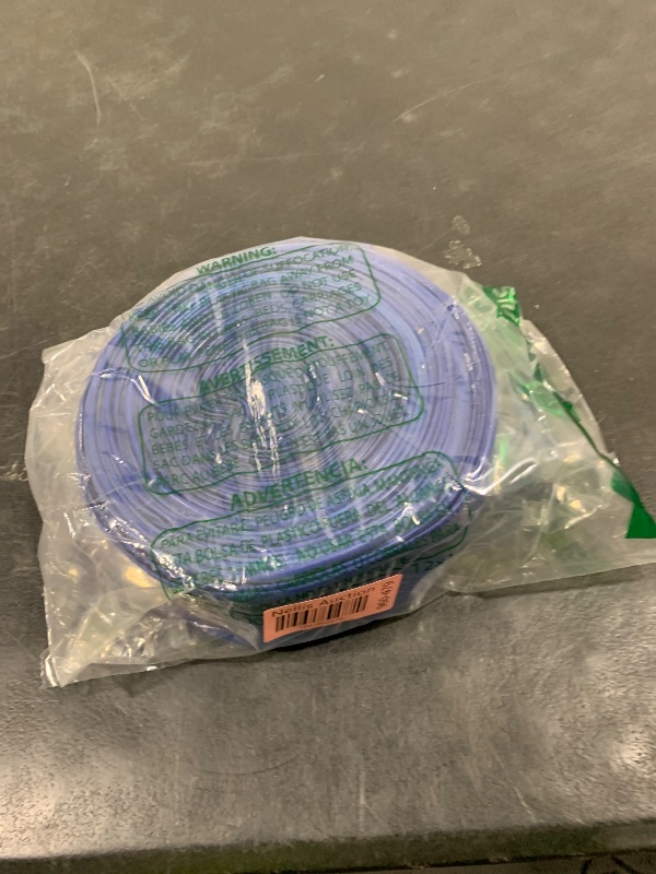 Photo 1 of Poolergetic 1 1/2 IN x 100 FT Pool Backwash Hose, Heavy-Duty PVC Lay Flat Hose, Weatherproof Burst Resistant, Pool Drain Hose for Water Transfer, Sump Pump, Pool Drain, with 2 Clamps