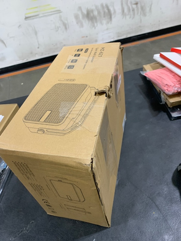 Photo 1 of Plyee Audio 400W Outdoor Bluetooth Speakers, Wireless Sync Between Speakers, IPX5 Waterproof, Powerful Bass, Wall Mount for Patio, Porch, Gazebo, Garage, 2-Pack, White(MZ-621)