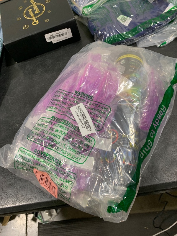 Photo 1 of YOFOBU 115 PCS Glow in the Dark Party Supplies,100PCS Purple Glow Stick Necklaces Bracelets Bulk,15PCS LED Glasses,LED Light Up Toy for Easter Mother's Day July 4th Valentine's Day Wedding