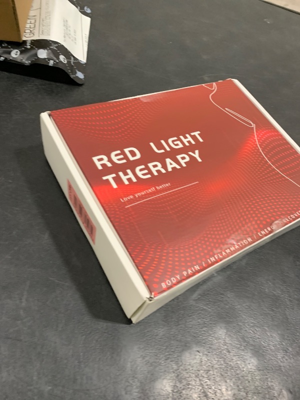 Photo 1 of Red Light Therapy Infrared Light Therapy Wrap Belt for Body Pain Relief Wearable Large Pad for Waist Back Stomach Muscle Repair, Decrease Inflammation, Speed Healing LED 660nm&850nm with Controller