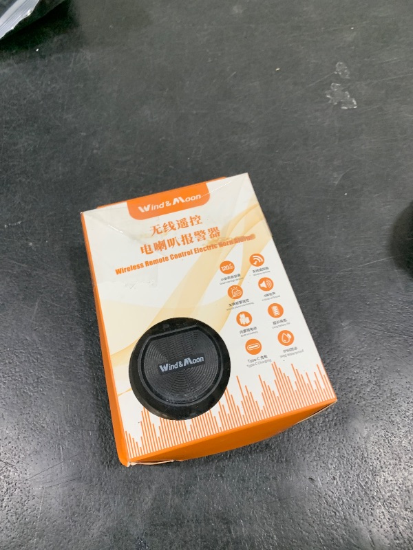 Photo 1 of Remote Control Electric Bike Horn,4 Sound Types Bicycle Bell Adjustable 80-120DB, Scooter Horn with USB Rechargeable, Bike Alarm IPX6 Waterproof Bicycle Accessories Mountain Bike Bells Whistle