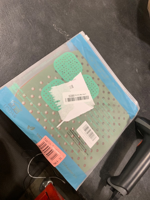 Photo 1 of Reusable Square Silicone Air Fryer Liners (8.5 Inch, 3 Pack) by Linda’s Essentials - Non-Stick, Easy-Clean Accessories with Cheat Sheet & Recipe Book, Perfect for Quick Meals